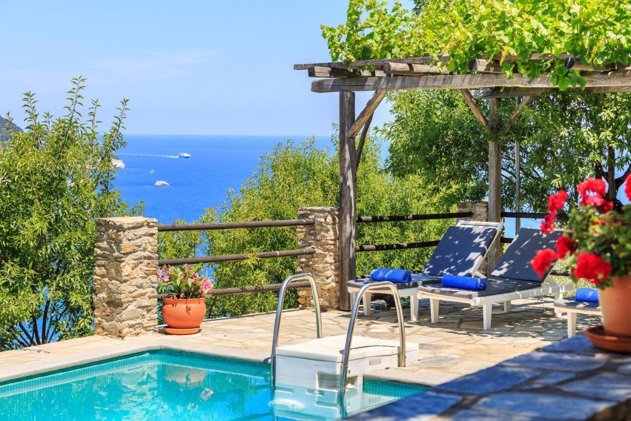 Villa Nina Skopelos- Private Pool - Magnificent Views Eksteriør bilde