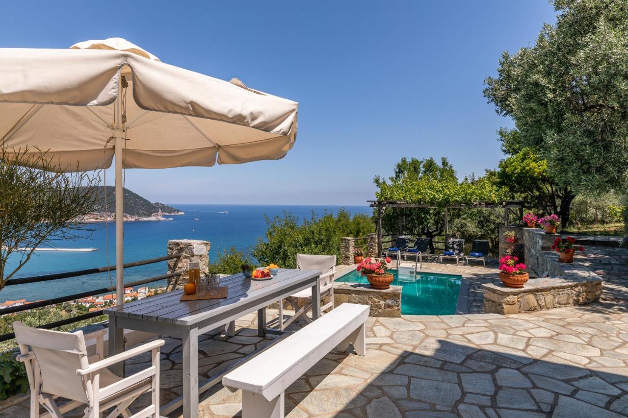 Villa Nina Skopelos- Private Pool - Magnificent Views Eksteriør bilde
