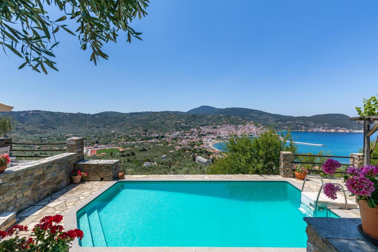 Villa Nina Skopelos- Private Pool - Magnificent Views Eksteriør bilde