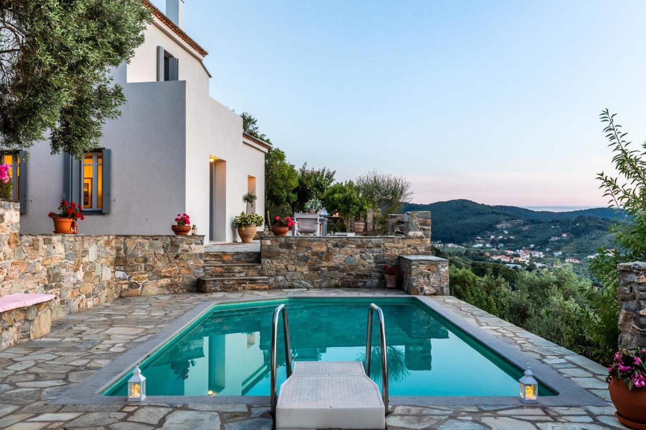 Villa Nina Skopelos- Private Pool - Magnificent Views Eksteriør bilde