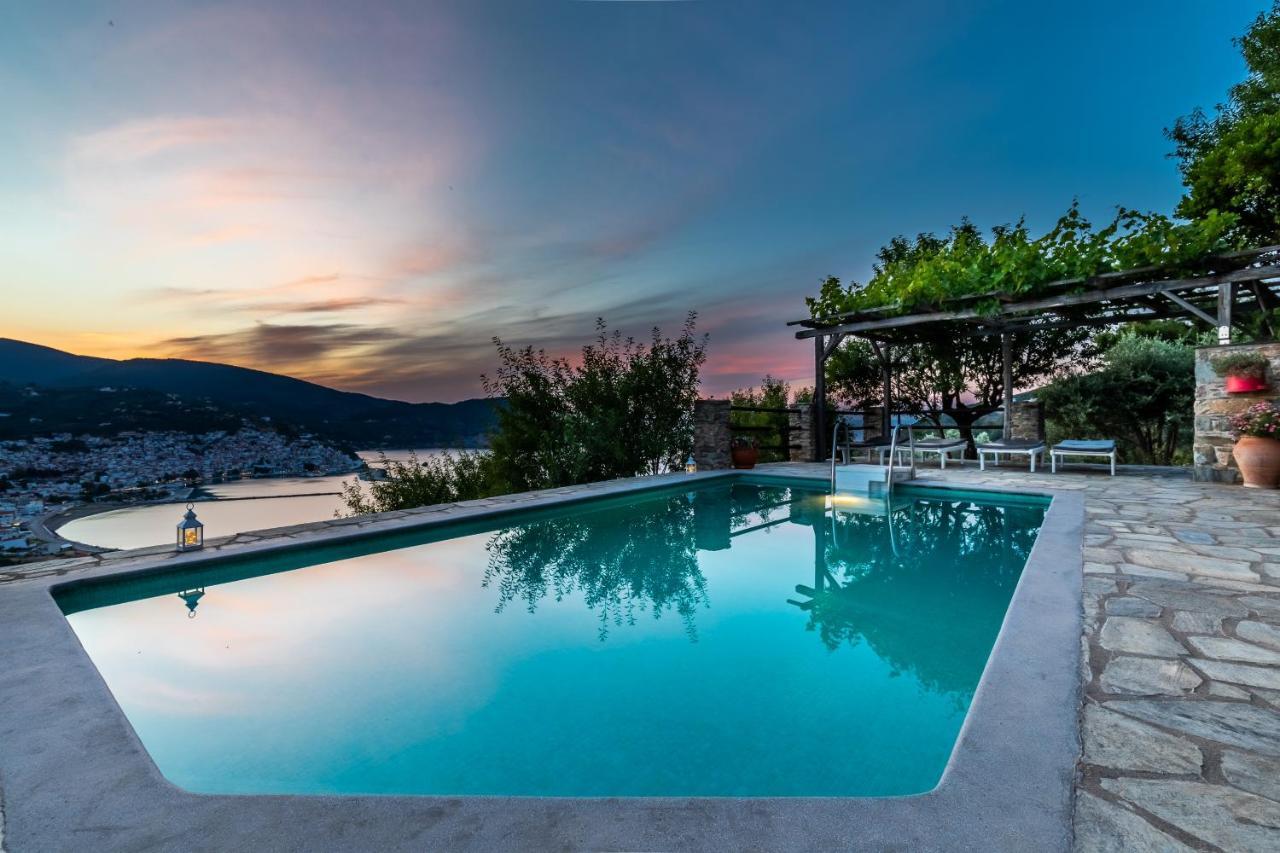 Villa Nina Skopelos- Private Pool - Magnificent Views Eksteriør bilde