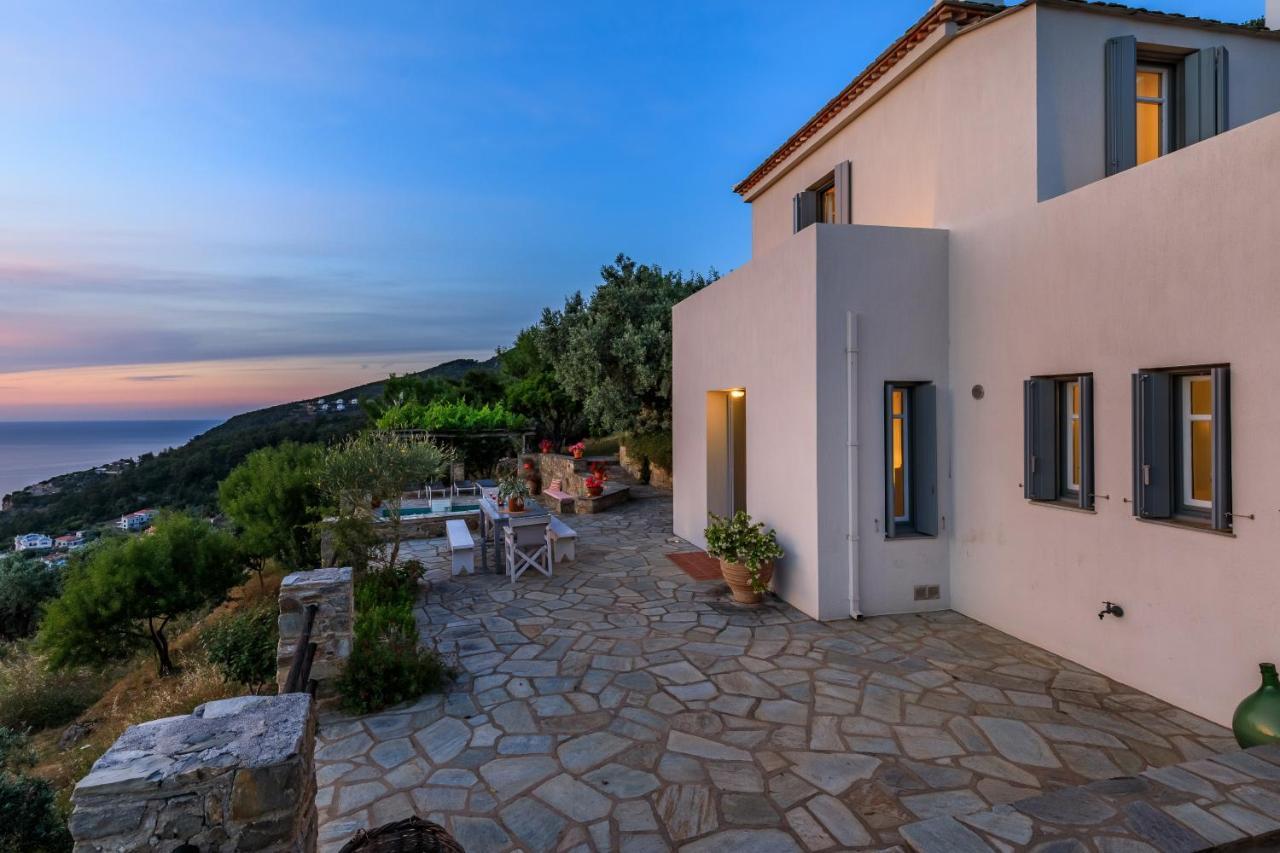 Villa Nina Skopelos- Private Pool - Magnificent Views Eksteriør bilde