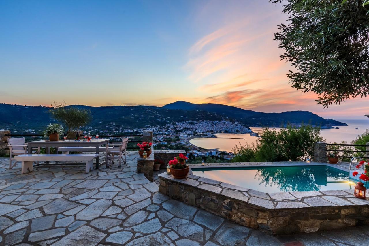 Villa Nina Skopelos- Private Pool - Magnificent Views Eksteriør bilde
